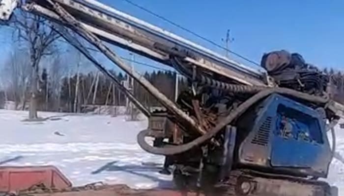 Бурение скважины малогабаритной установкой